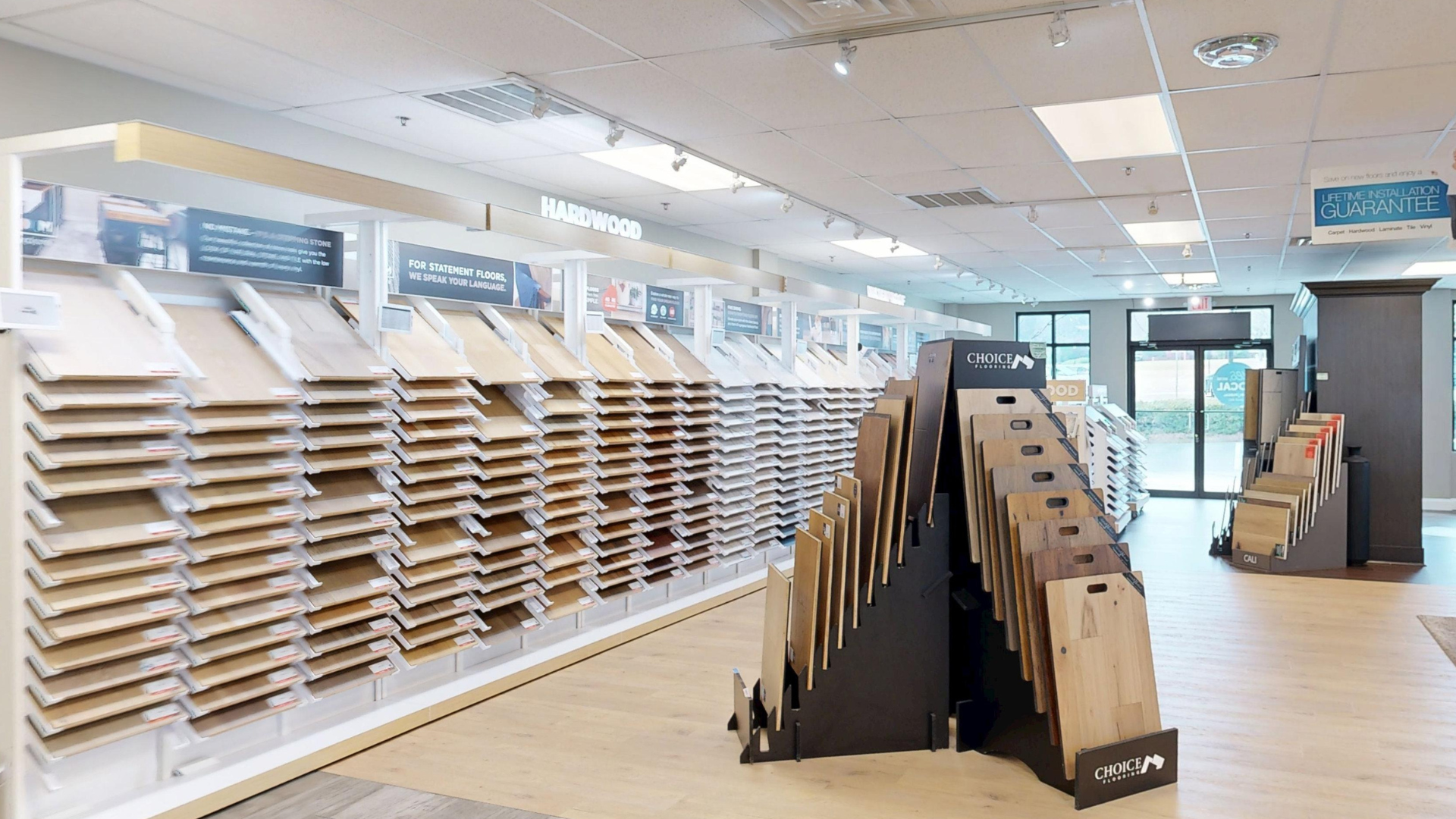 Hardwood flooring swatch