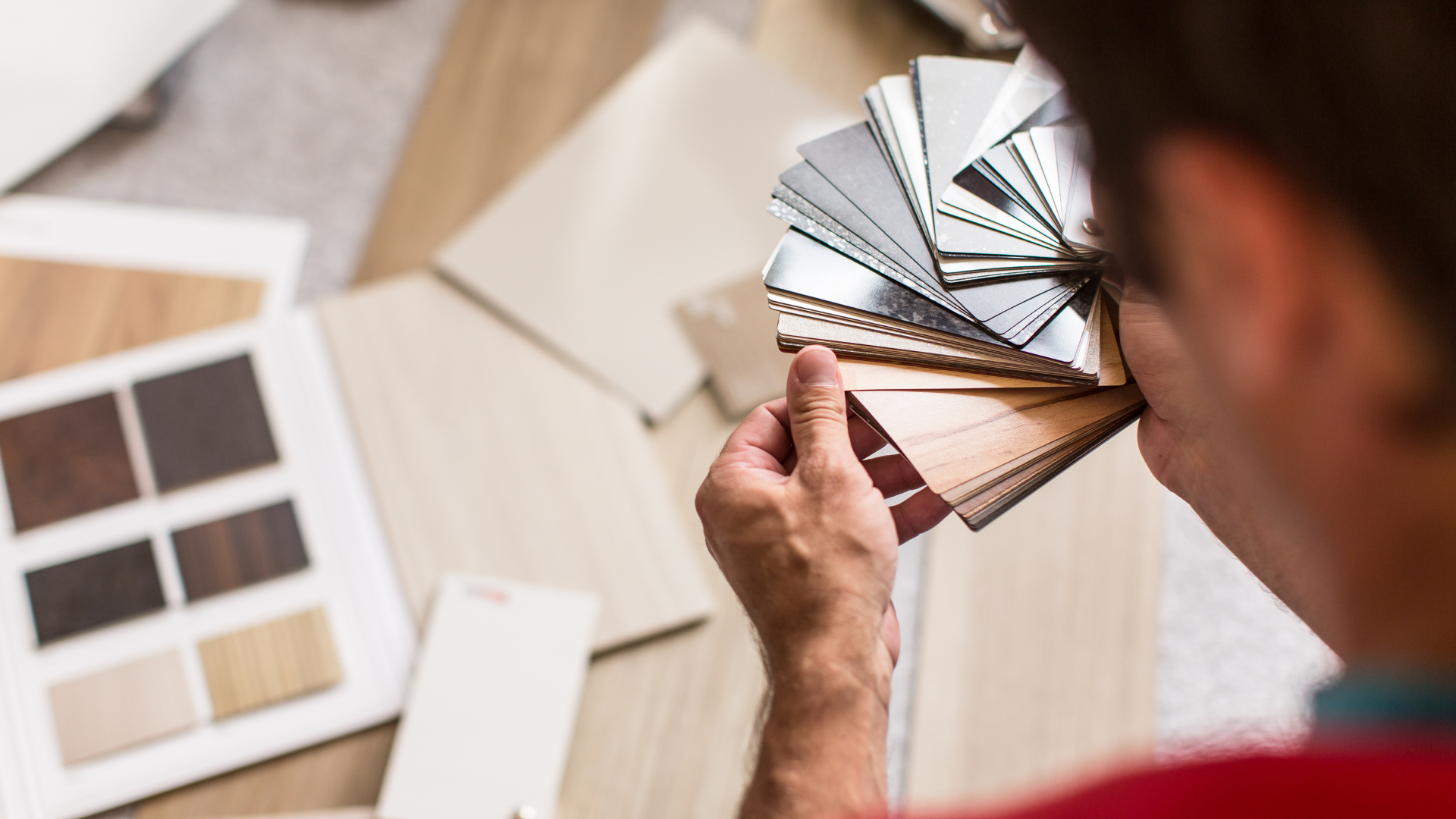 Hardwood floor stain colour samples at A&R Flooring